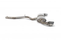 TT S Mk2 Turbo back none resonated system with high flow sports catalyst