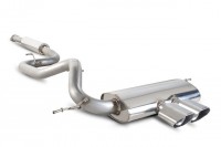 Focus ST250 Cat back system none resonated with polished Daytona tailpipes