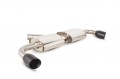 TT Mk2 2.0 TFSi Turbo back de-cat system - black ceramic trims