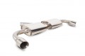 TT Mk2 2.0 TFSi Turbo back de-cat system - polished trims