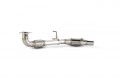 TT S Mk2 Turbo back none resonated system with high flow sports catalyst