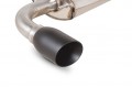 TT Mk2 2.0 TFSi Turbo back de-cat system - black ceramic trims