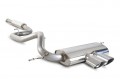 Focus ST250 Cat back system none resonated with polished Daytona tailpipes