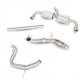 TT Mk2 2.0 TFSi Turbo back system including sports cat - polished trims