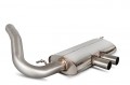 Focus ST250 Estate Cat back system resonated with polished Daytona tailpipes
